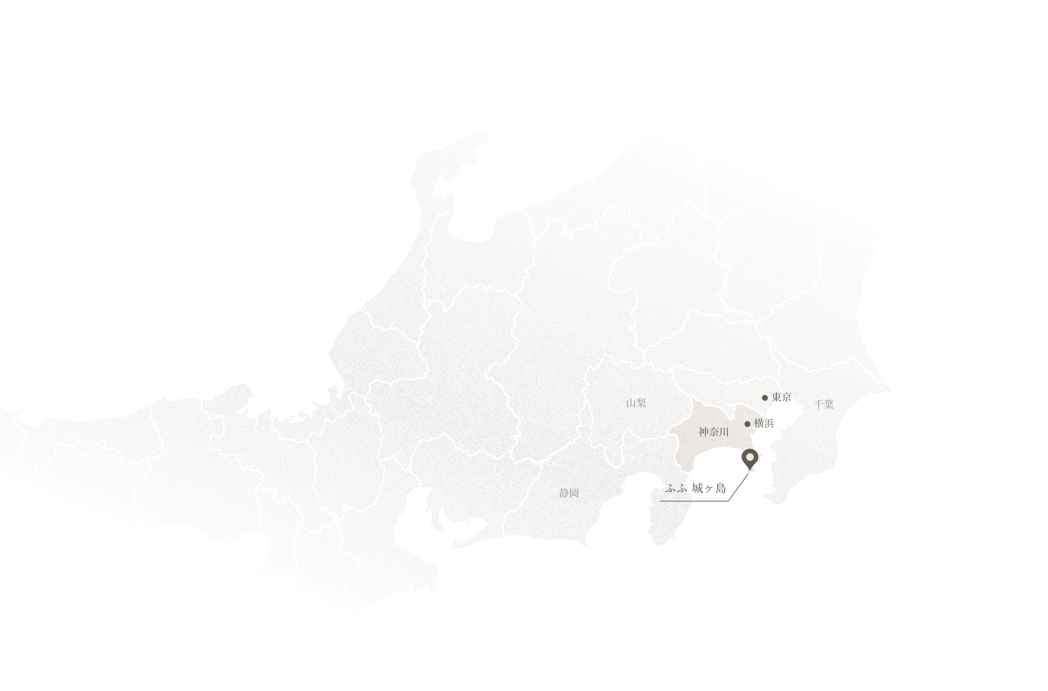 地図：ふふ城ヶ崎の位置